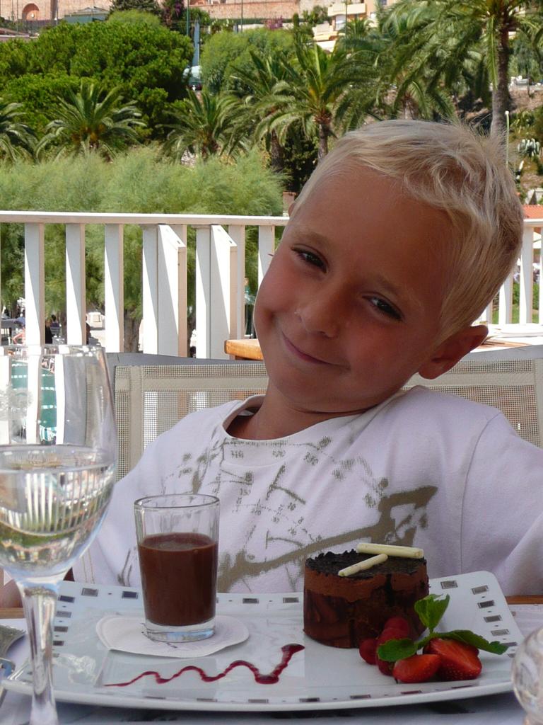 Nicolas Philippe as a child