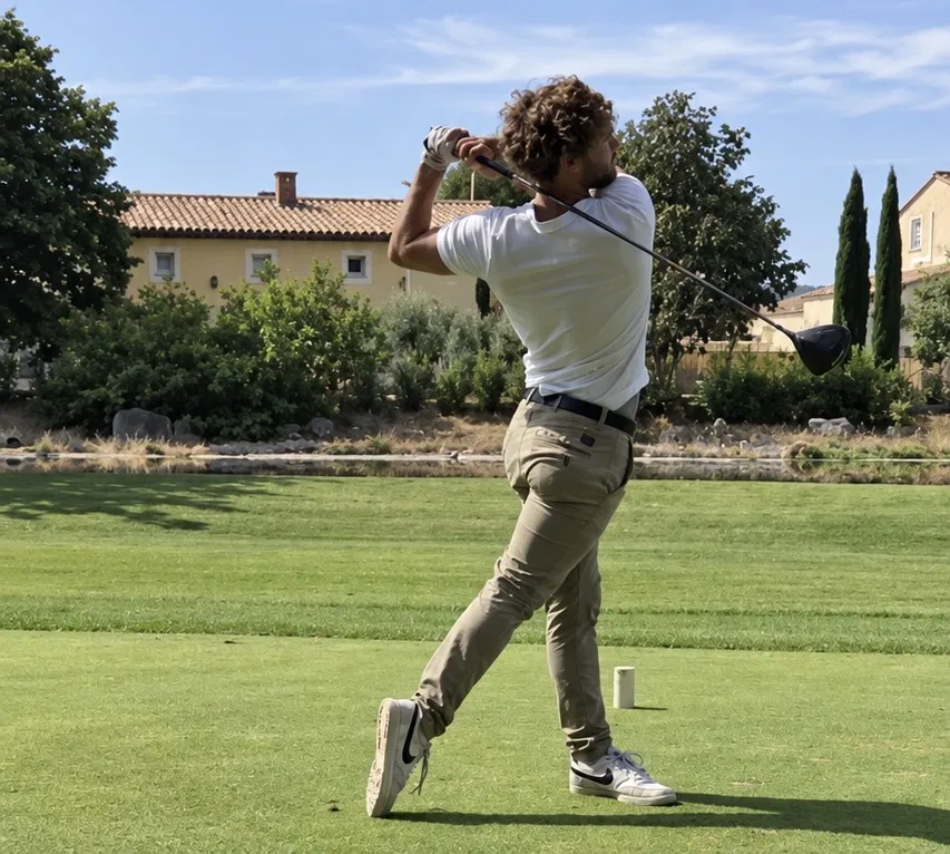 Golf, backswing
